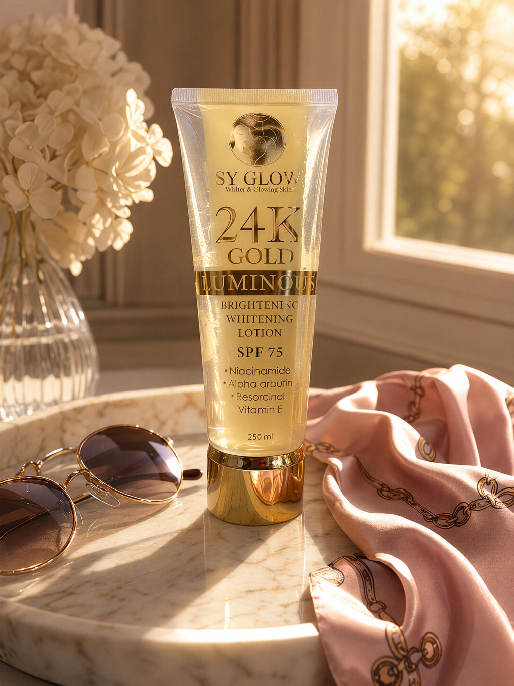 SY Glow Radiance Body Lotion with Sun Protection – SPF40 to SPF80 | 200–250ml - Debsline.co