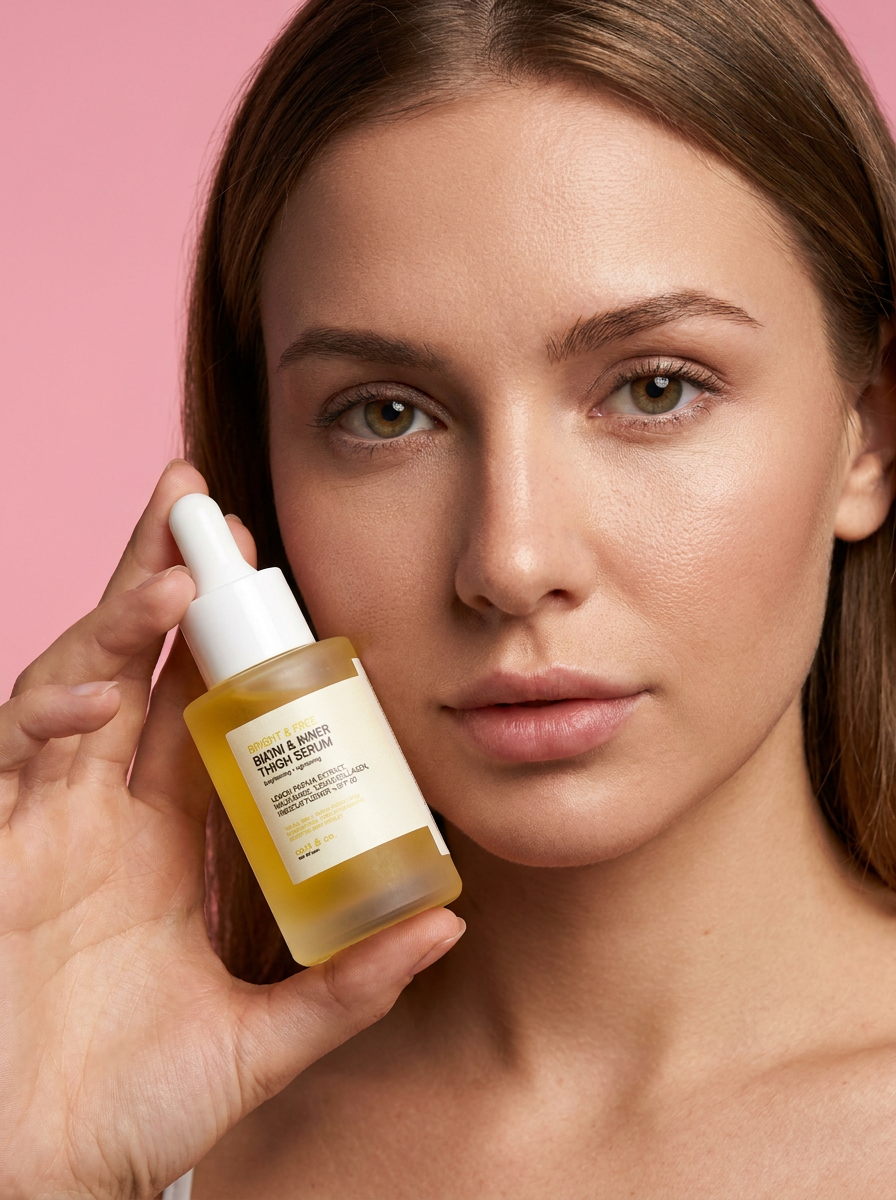 Catt & Co Body Serum Radiance and Smoothing SPF 60 deodorant for underarms and intimate skin, 30ml, with smooth, radiant finish