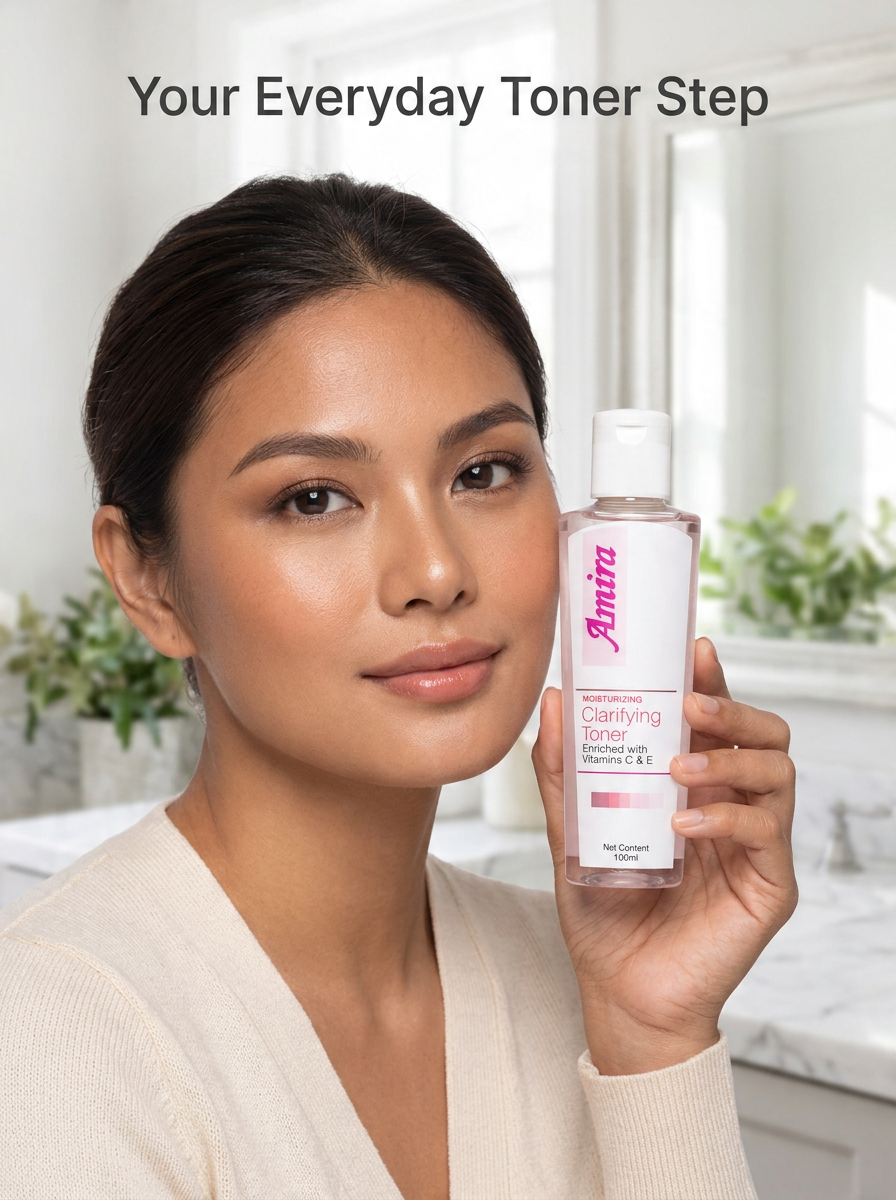 Amira Moisturising Clarifying Toner 100ml with Vitamin C & E