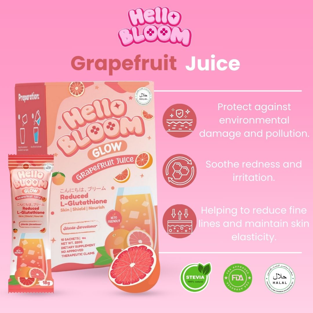 Hello Bloom Glow Beauty Drink Powdered Mix – 10 Sachets - Debsline.co