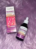 Sador Niacinamide Whitening Anti-Freckle product on a purple textured background