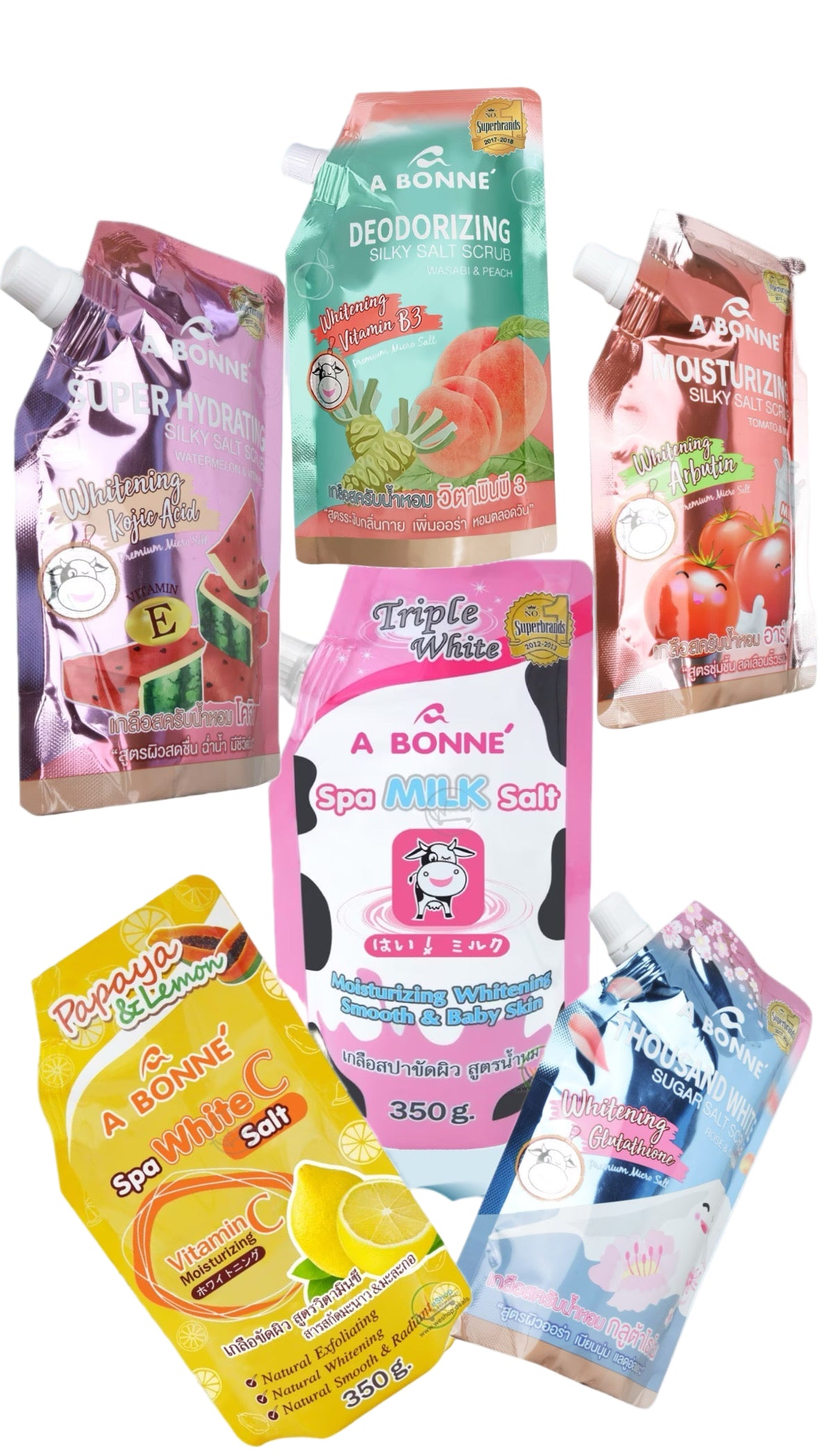 A Bonne Spa Milk Salt Powder Shower Salt Body Scrub - Debsline.co