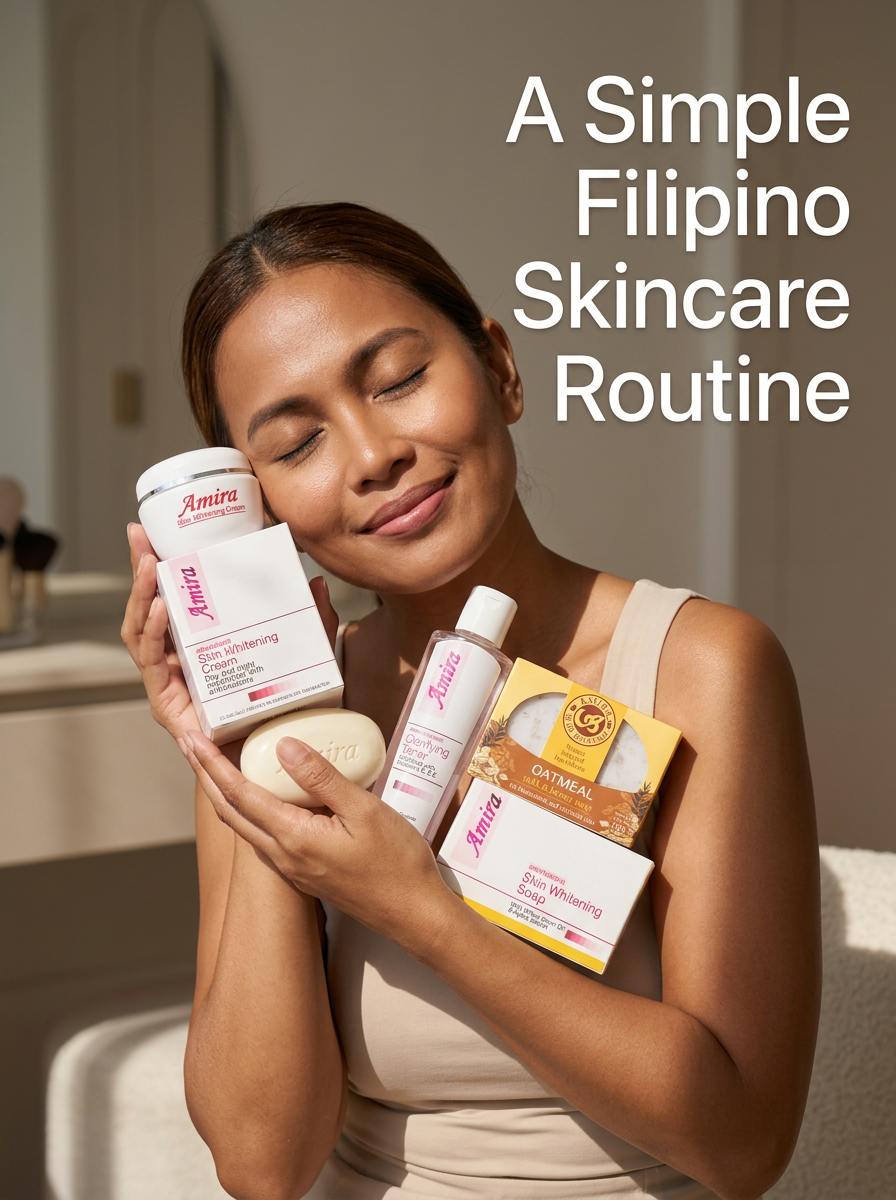 AMIRA Skin Radiance Cream | Day & Night Skincare Bundle Set