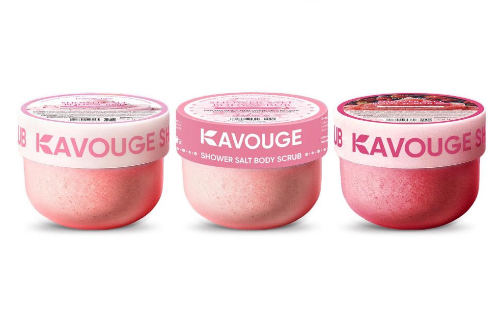 Kavouge Shower Salt Body Scrub 300g - Debsline.co