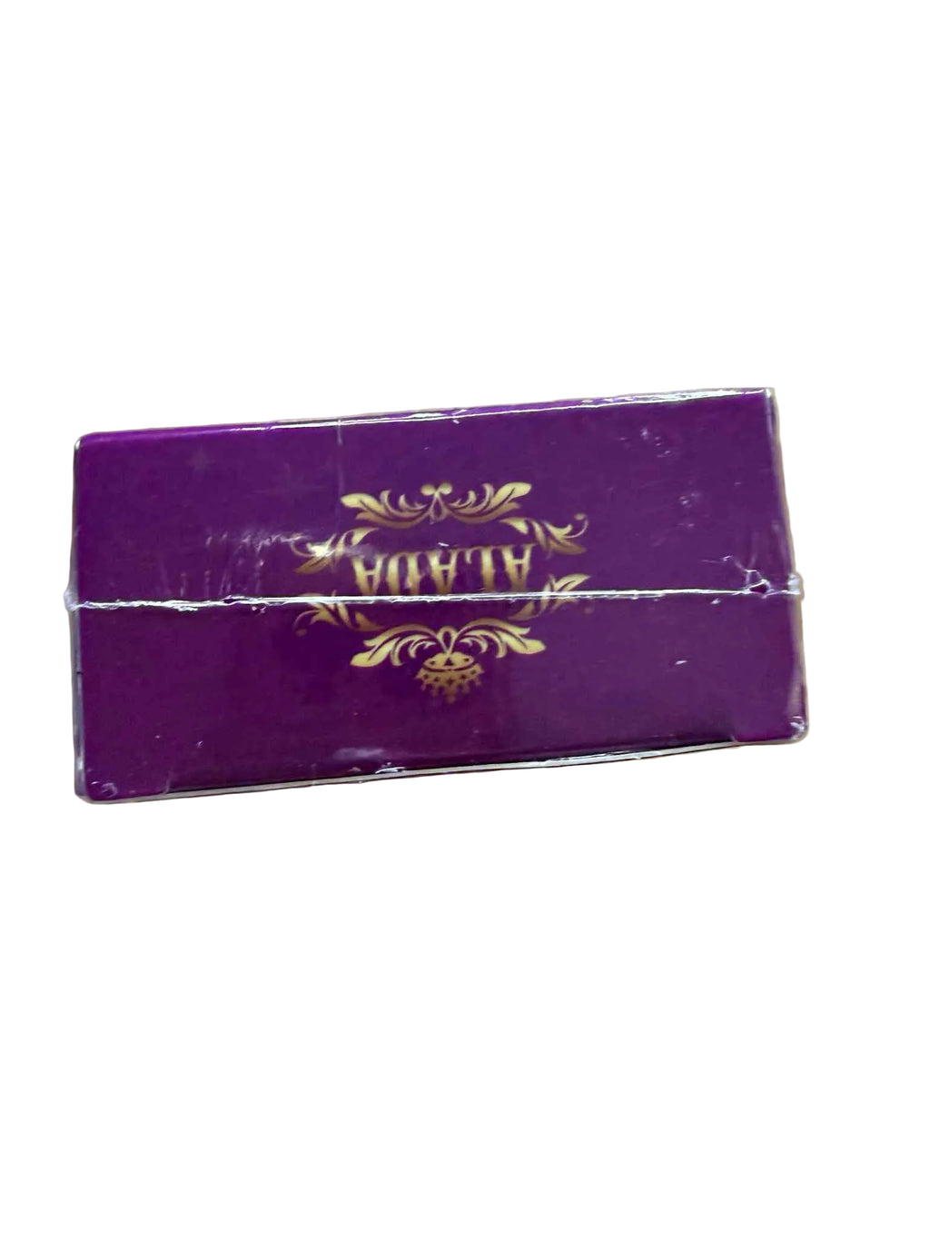 Alada 100% Natural Radiance Soap bar, 160g, showing the smooth, white soap with natural ingredients and packaging.