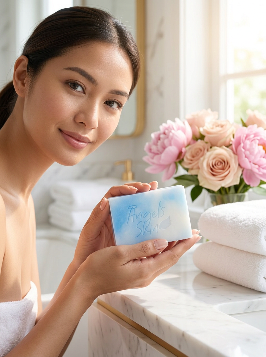 Angel Skin Cupid Soap 100g Radiance Gentle Bar Soap