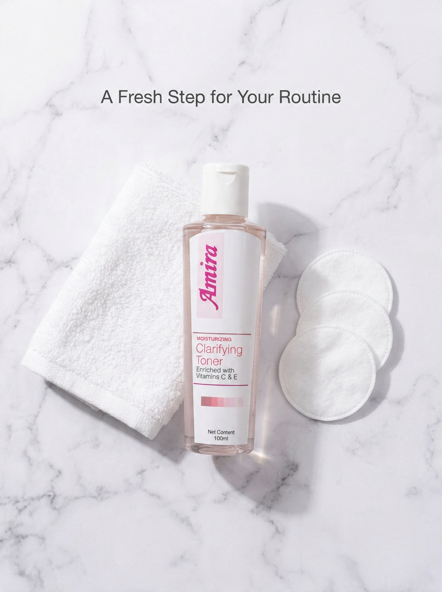 Amira Moisturising Clarifying Toner 100ml with Vitamin C & E