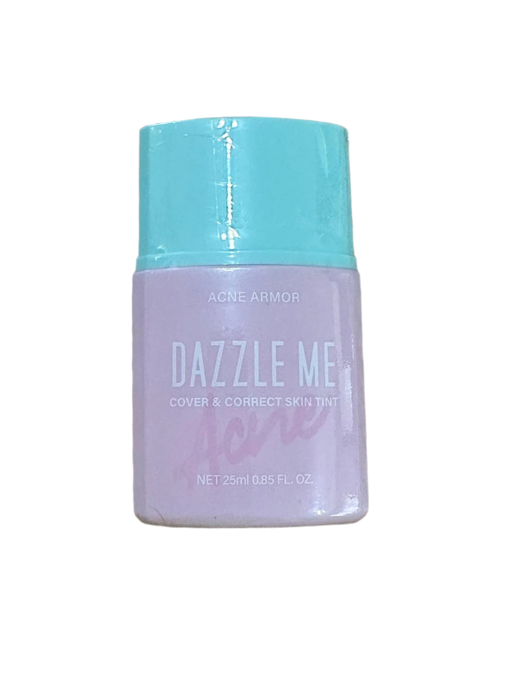 Dazzle Me Acne Armor Dazzle Me Cover & Correct Skin Tint 25ml with SPF35 PA++ for oil control and blemish coverage.