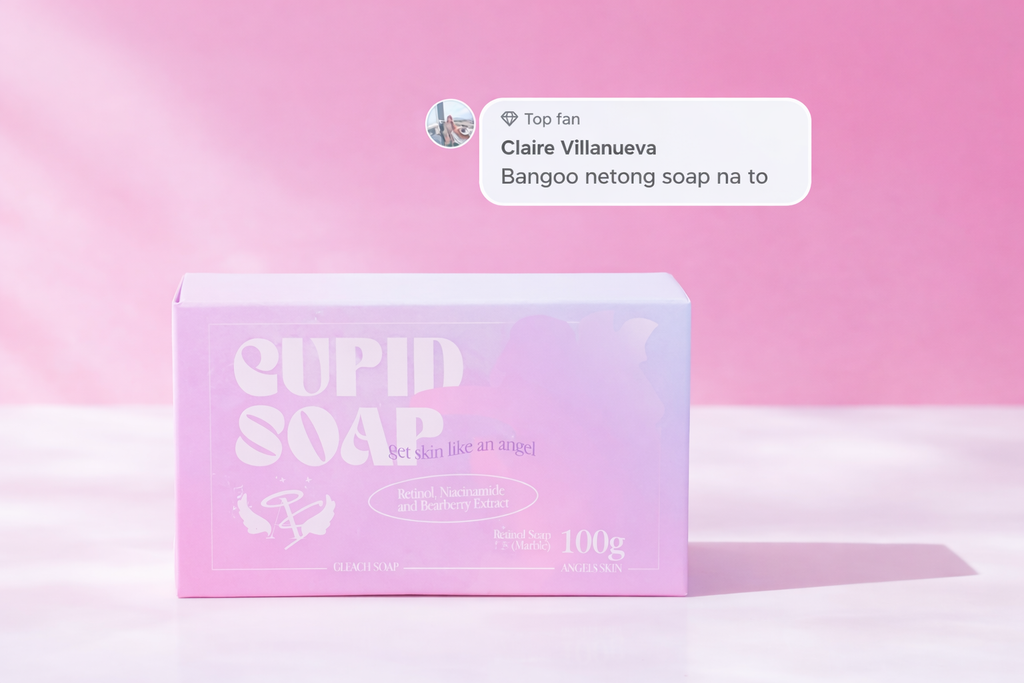 Angel Skin Cupid Soap 100g Radiance Gentle Bar Soap - Debsline.co
