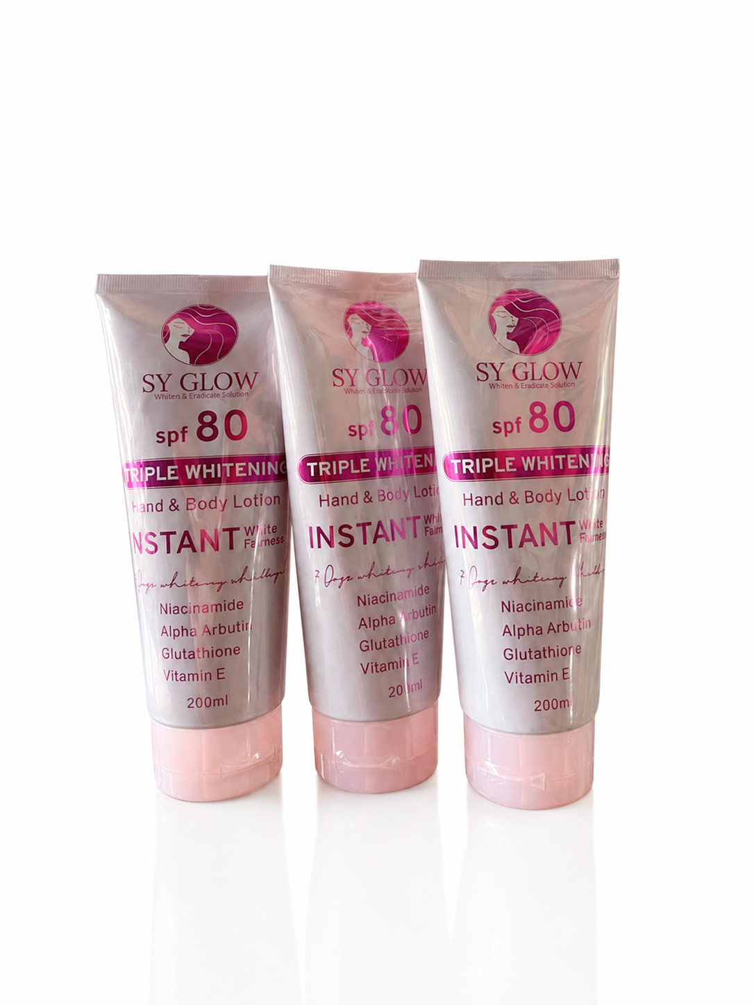 SY Glow Radiance Body Lotion with Sun Protection – SPF40 & SPF80 | 200–250ml