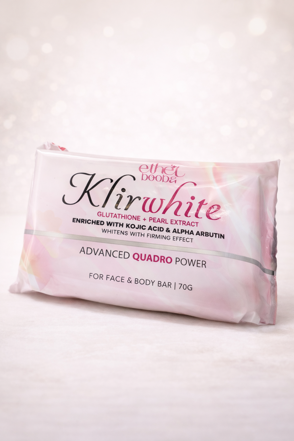 Ethel Booba KlirWhite Gluta + Pearl Extract Radiance Face and Body Bar Soap 70g - Debsline.co