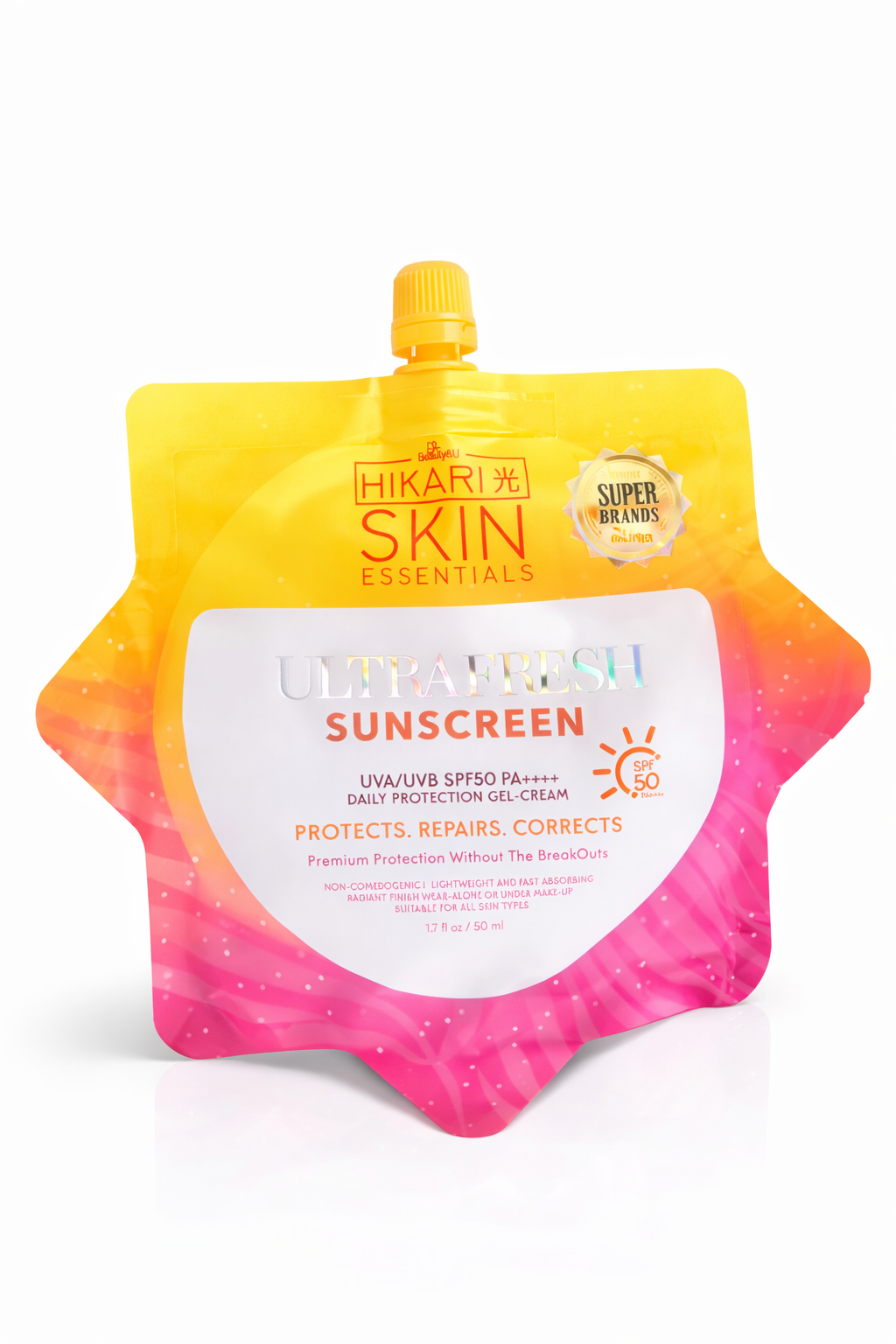 Hikari Skin Tinted Sunscreen SPF50 - Broad-Spectrum UV Protection - Debsline.co