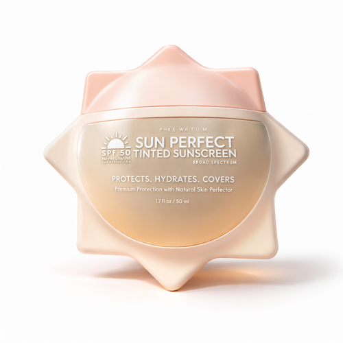 Hikari Skin Tinted Sunscreen SPF50 - Broad-Spectrum UV Protection - Debsline.co