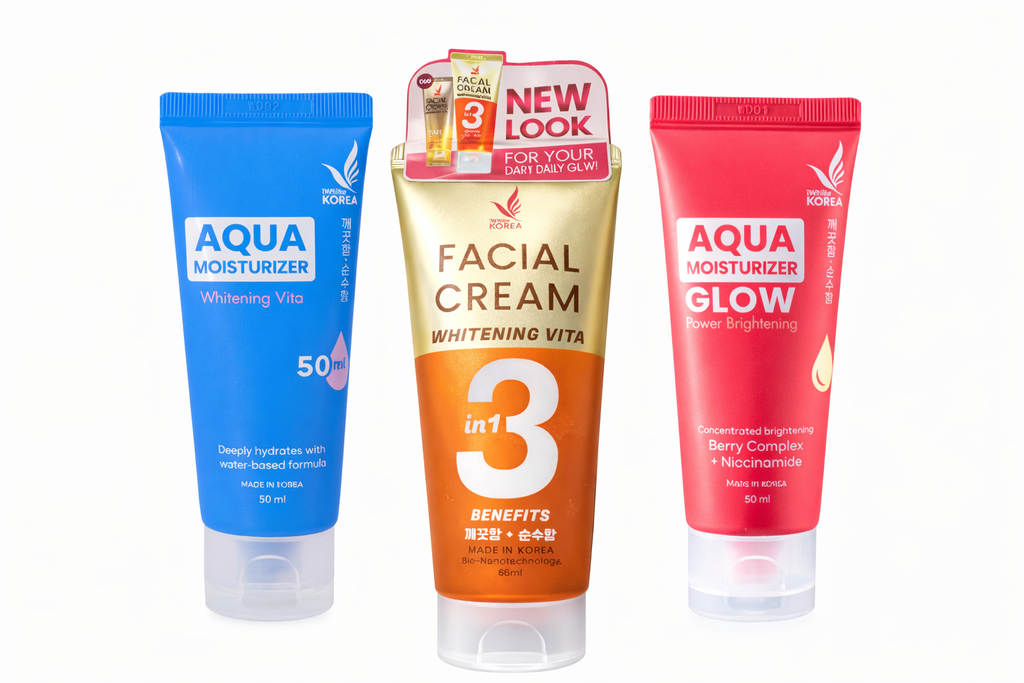 iWhite Korea Aqua Moisturizer Glow 50ml, lightweight hydrating moisturizer with a fresh, glowing finish for daily use