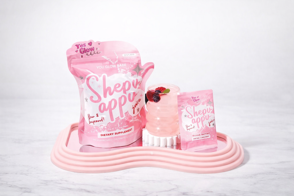 Sheepy Apple dietary supplement packaging with a white background