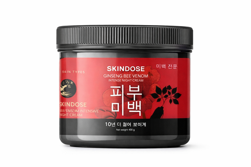 SKINDOSE Ginseng Bee Venom Intense Night Cream 400g Radiance Treatment - Debsline.co