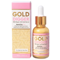 Gold Digger DNA Repair 24K Gold Serum with packaging on a white background