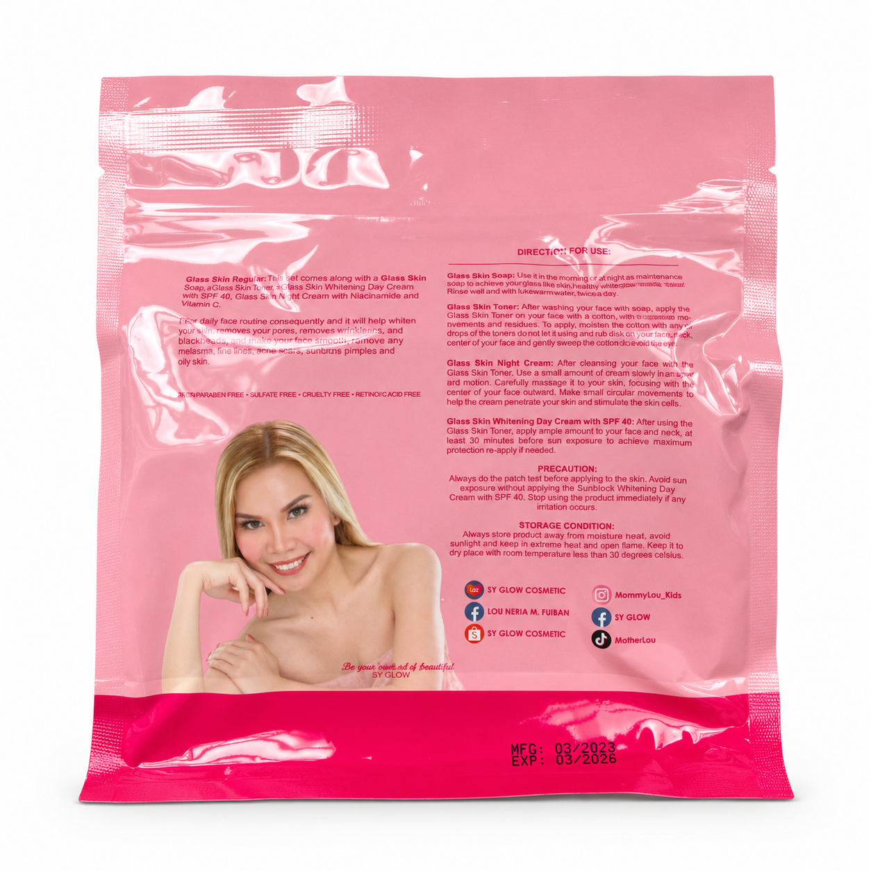 SY Glow Glass Skin Set – Night Cream, Day Cream, Toner & Face and Body Soap - Debsline.co