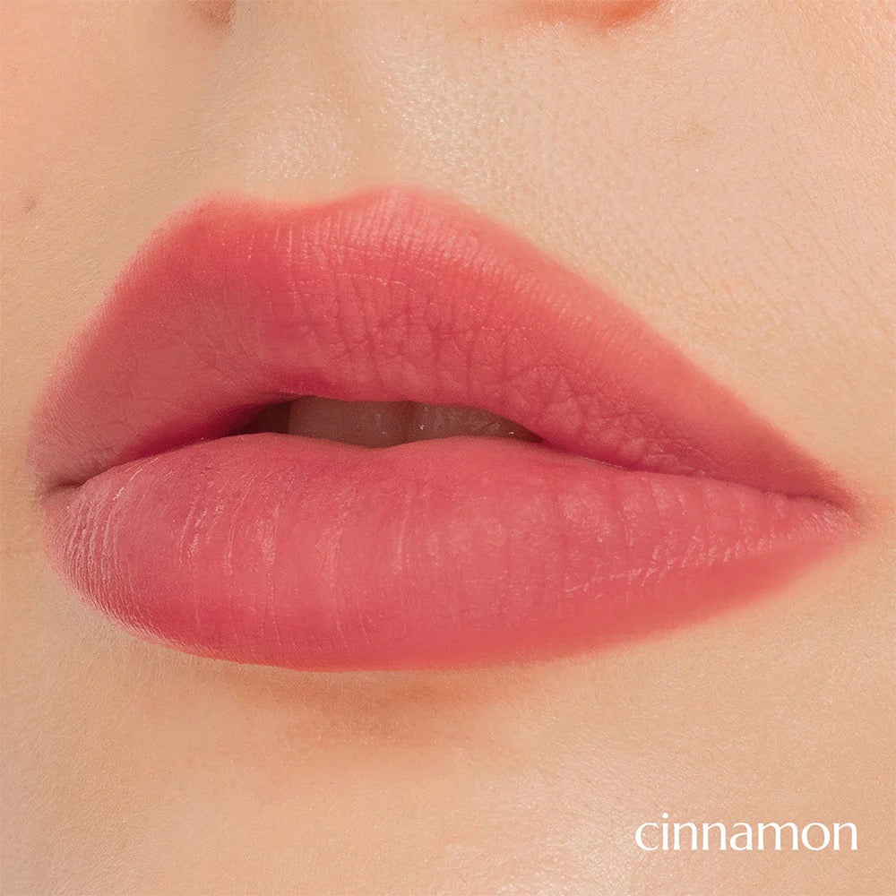Happy Skin Lip Mallow Plush Matte Lip Tint 4.5ml Skin-Caring Makeup with Hyaluronic Acid Essence Complex SPF 15 Lipstick Cosmetic cinnamon debsline.co