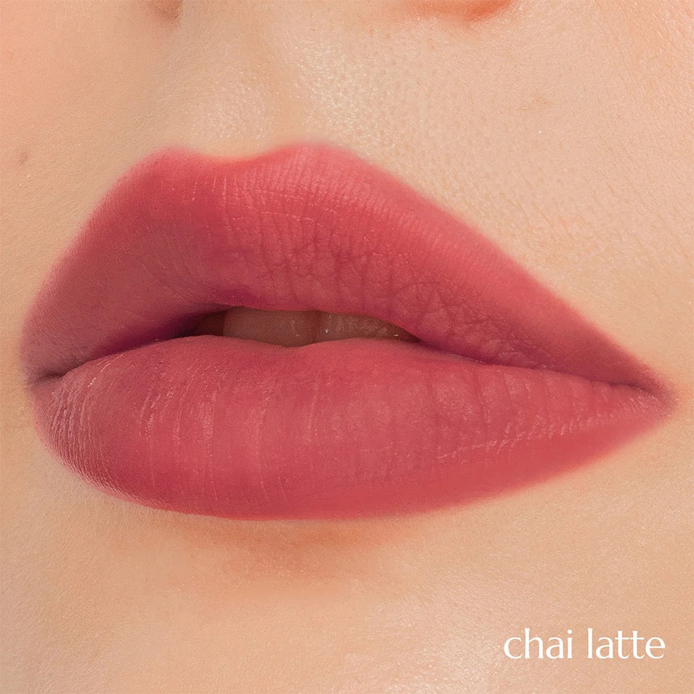 Happy Skin Lip Mallow Plush Matte Lip Tint 4.5ml Skin-Caring Makeup with Hyaluronic Acid Essence Complex SPF 15 Lipstick Cosmetic chai latte debsline.co