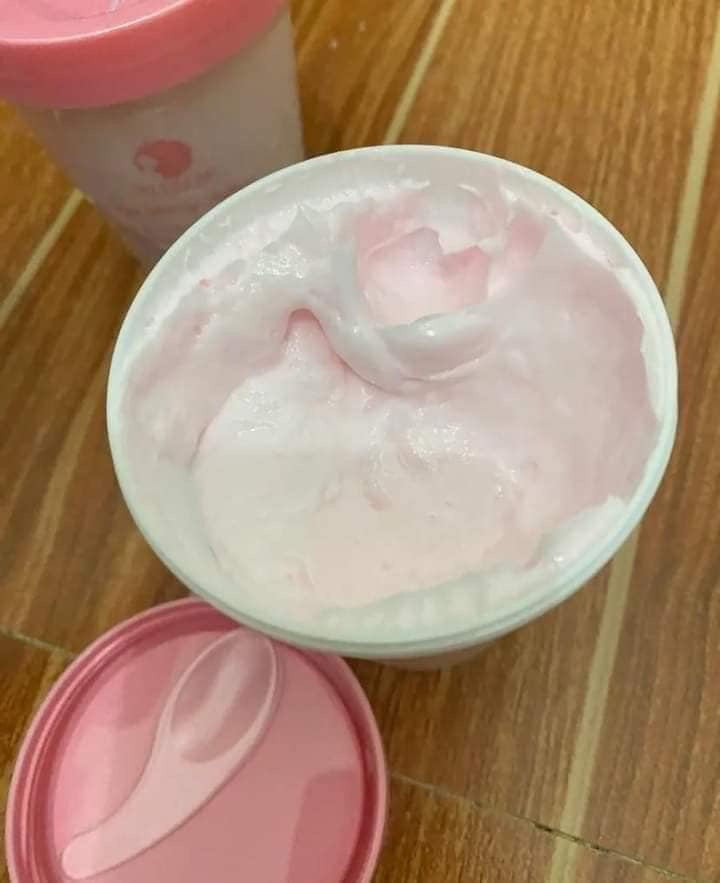 Sy Glow Iced Cream Whipped Lotion 250ml with SPF75, moisturizing body and face lotion, smooth texture, and bright packaging.