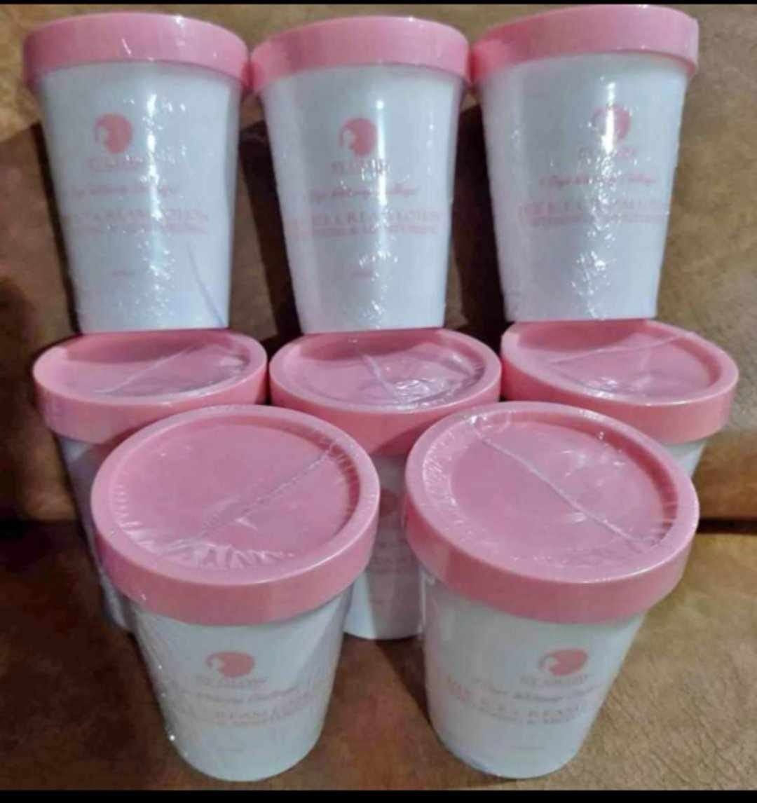 Sy Glow Iced Cream whipped body and face lotion with SPF75, moisturizing formula in a 250ml jar, smooth and hydrating.