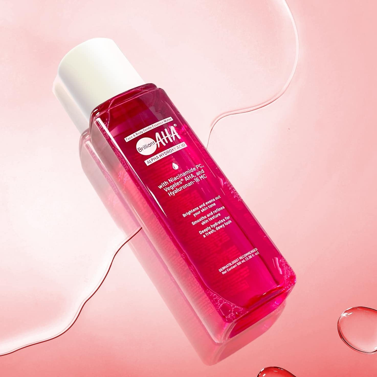 Brilliant Skin Essentials AHA Serum 30ml or Face & Body Gentle Essentials Water 100ml - Debsline.co