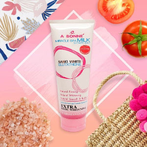 A Bonne Spa Milk Salt Powder Shower Salt Body Scrub - Debsline.co
