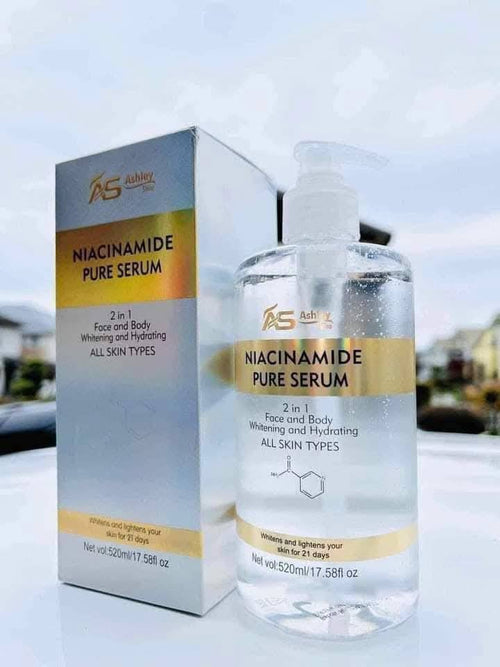AS Ashley Pure Serum – Face & Body 520ml | Niacinamide or Hyaluronic Acid - Debsline.co