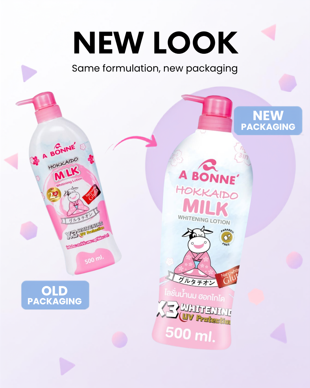 A Bonne Milk Body Lotion 500ml | 5 Variants Thai Lotion