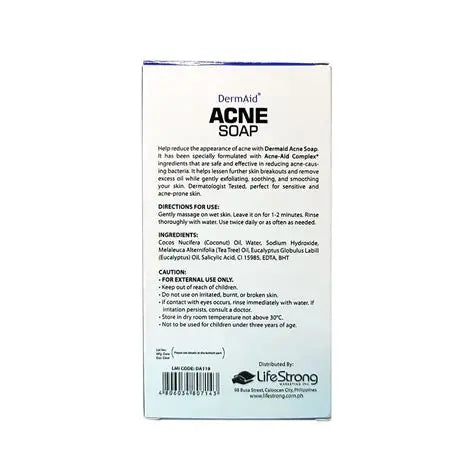 Dermaid Clarifying Soap 60gx3 Gentle for Sensitive Skin - Debsline.co