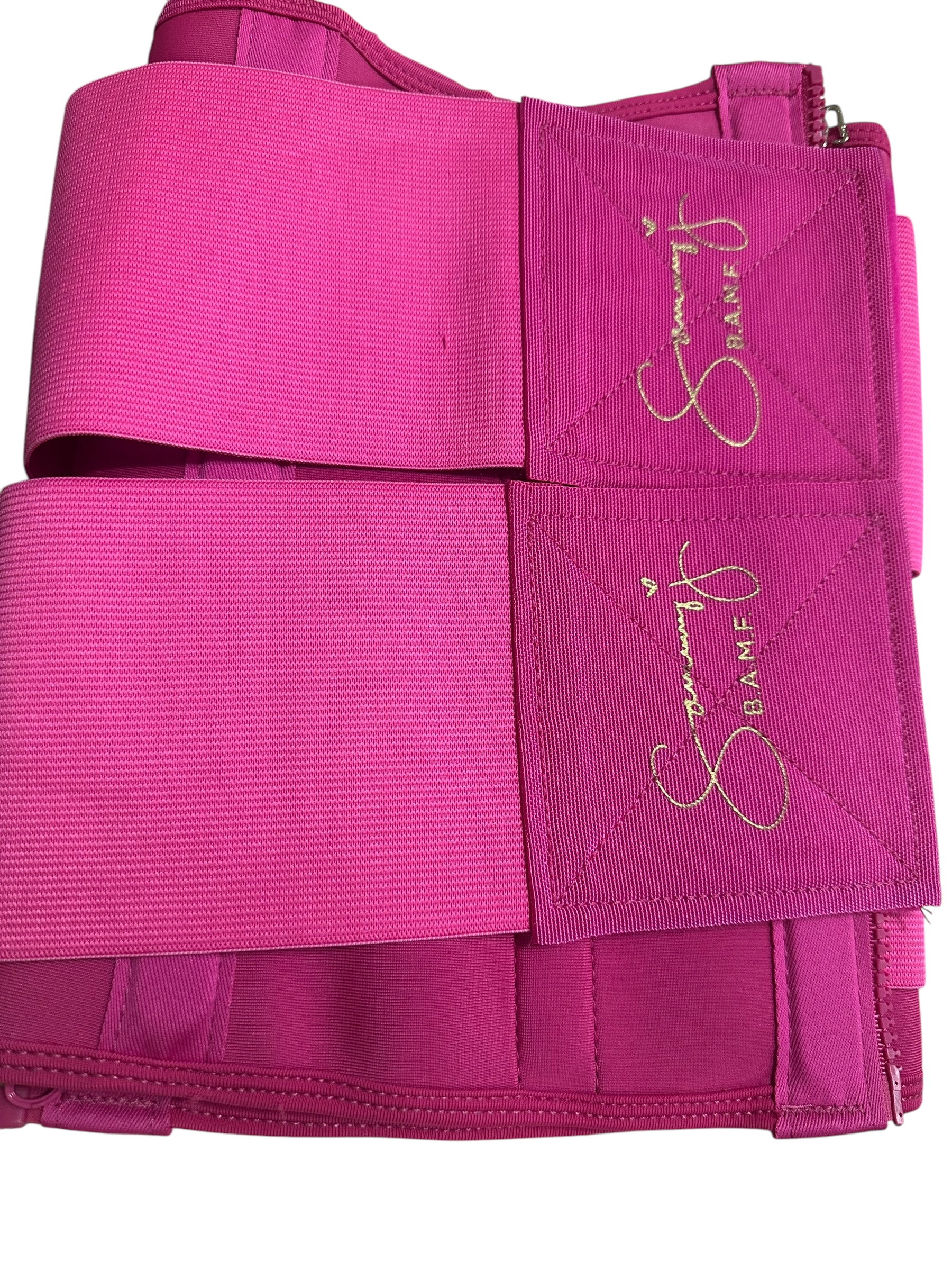 Sammy J body shaper belt, corset-style shapewear with compression, designed for shaping and support in women's waist area.