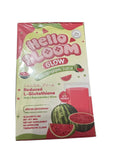 Hello Bloom Gleam, Glow Glam Beauty & Weight Management Drink Powdered Mix 10 Sachets in a Box glow watermelon juice debsline.co