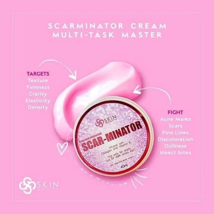 SCAR-MINATOR with Shea Butter Extract, Collagen & Vitamin E, 40ml. Heals Scars, Stretch Marks - Debsline.co  -  