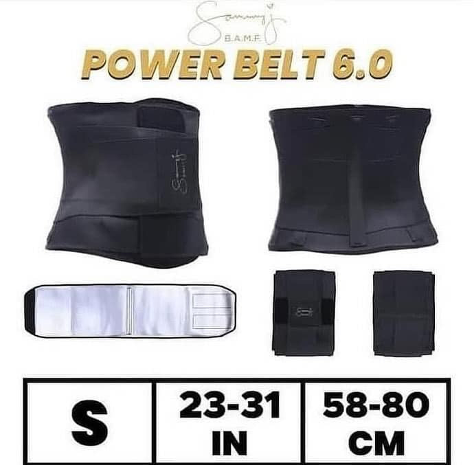 Sammy J body shaper belt corset for women, providing waist compression and shaping with supportive design.