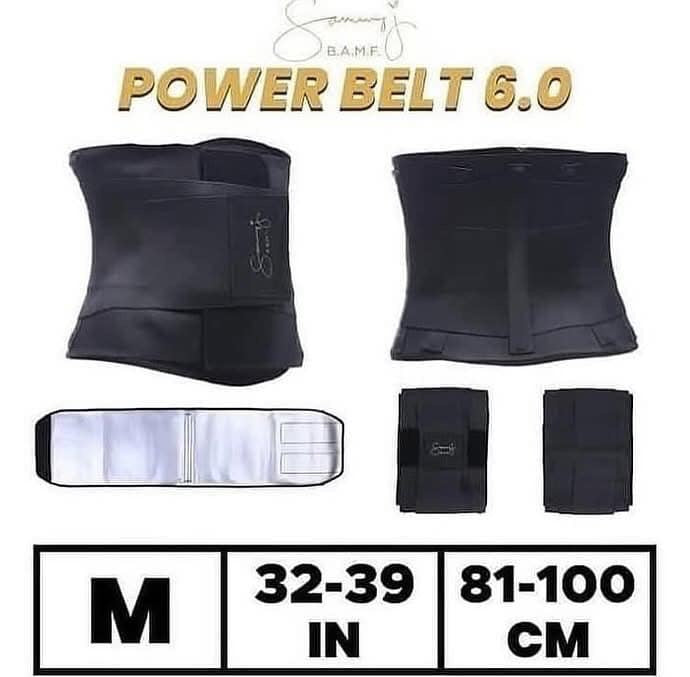 Sammy J body shaper belt corset for women, featuring compression and support, designed to enhance waist shaping and figure.
