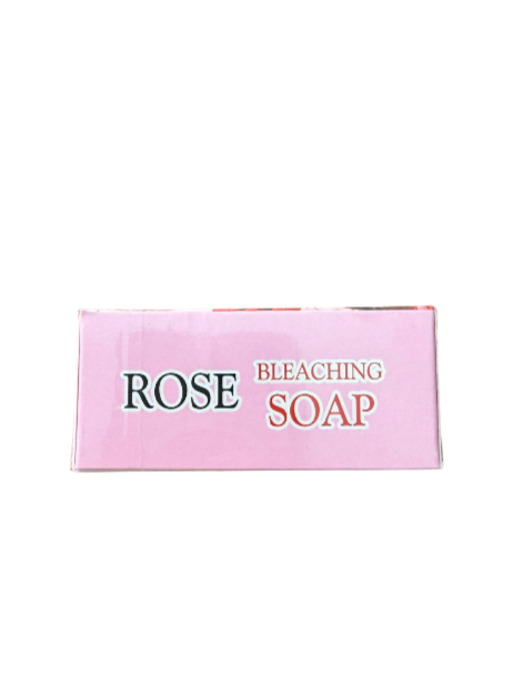 Seoul Secrets Rose Soap bar with niacinamide and shea butter, 80g, featuring a floral rose design on the packaging.