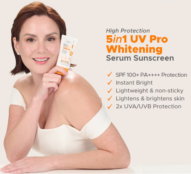 Luxe Organix High Protection 5-in-1 UV Pro Serum Sunscreen SPF100+ Orange
