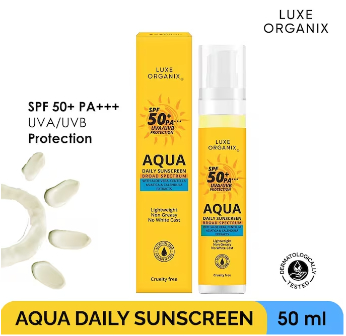 Luxe Organix Sunscreen Range SPF50+–150+ | Face, Body & UV Mist