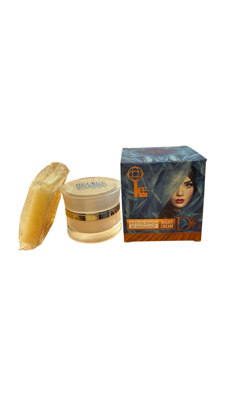 BE-LIKE Night Cream D6 | Niacinamide, Alpha-Arbutin & Hyaluronic Acid | 15g