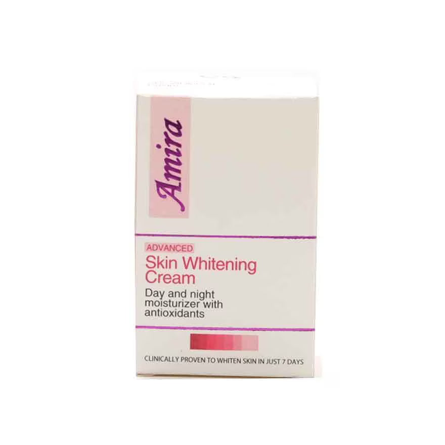 Amira Skin Radiance Cream 15g, a luxurious day and night cream with a smooth texture and radiant glow, shown in the image.