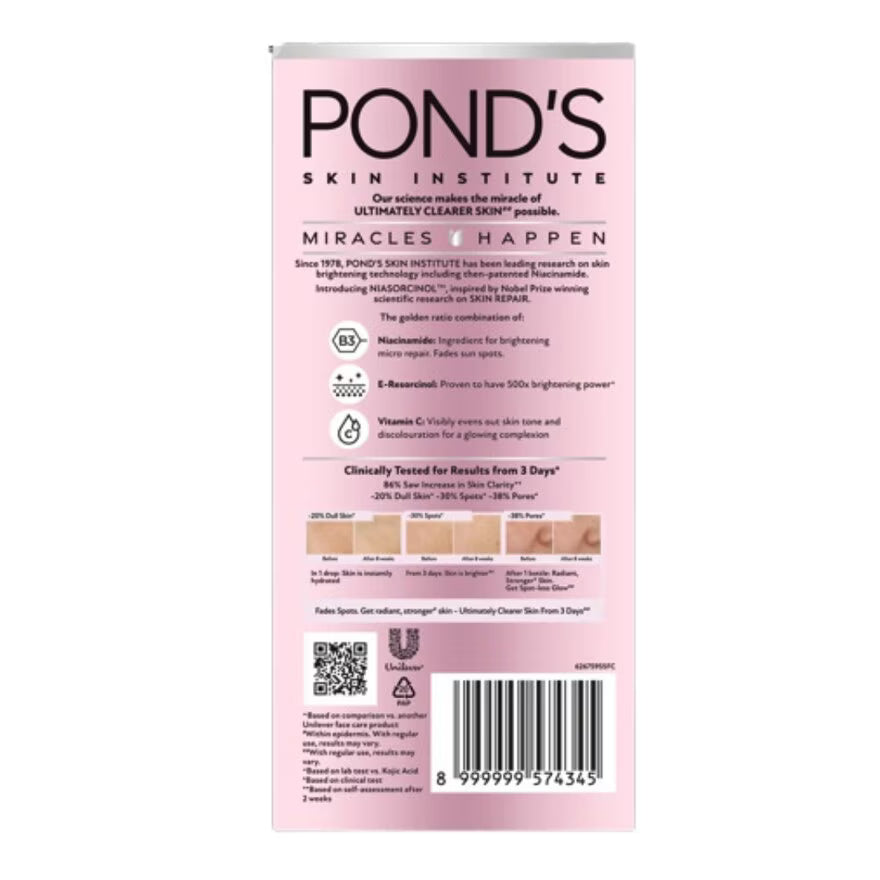 POND'S Bright Miracle Skincare – Day Cream 45g & Radiance Day Serum 30g - Debsline.co