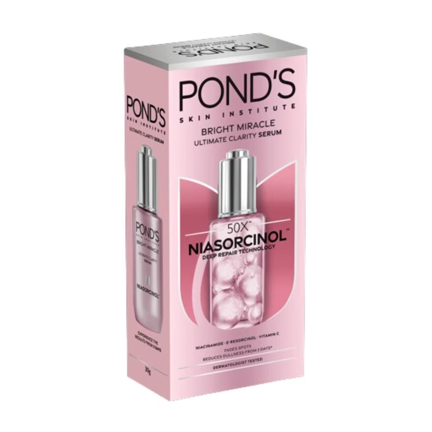 POND'S Bright Miracle Skincare – Day Cream 45g & Radiance Day Serum 30g - Debsline.co