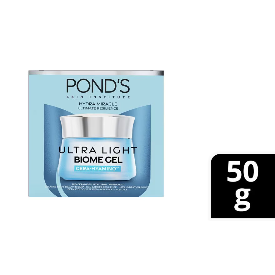 POND'S Hydra Miracle Skincare – Ultra Light Biome Gel Cream 45g & Serum 30ml - Debsline.co