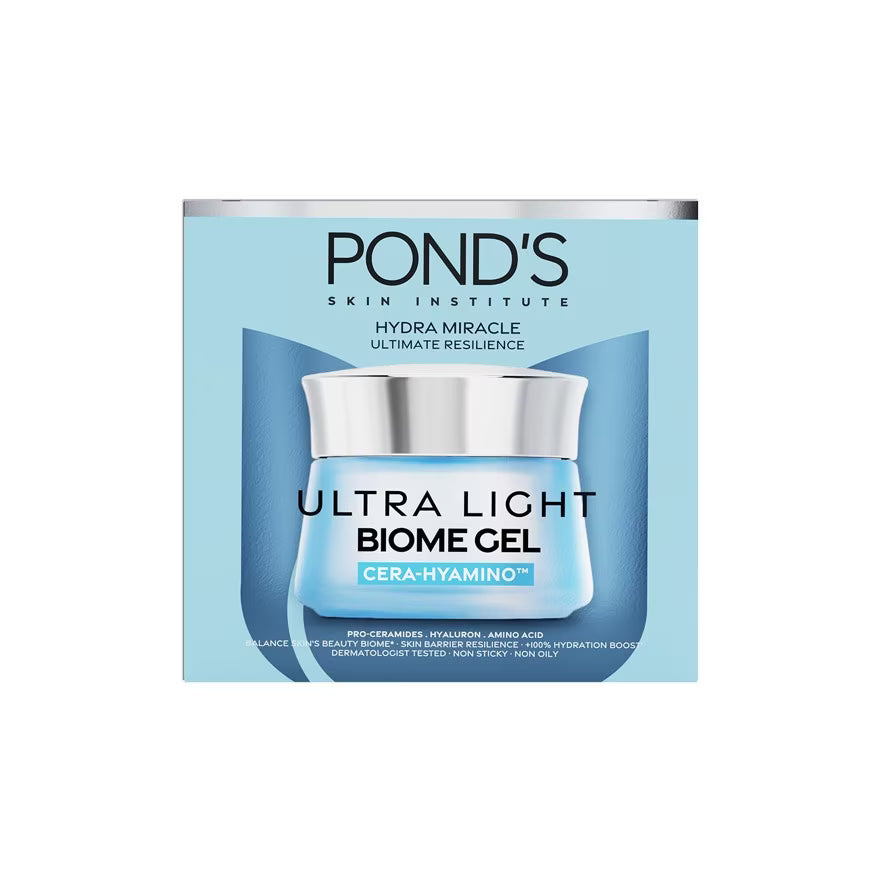 POND'S Hydra Miracle Skincare – Ultra Light Biome Gel Cream 45g & Serum 30ml - Debsline.co