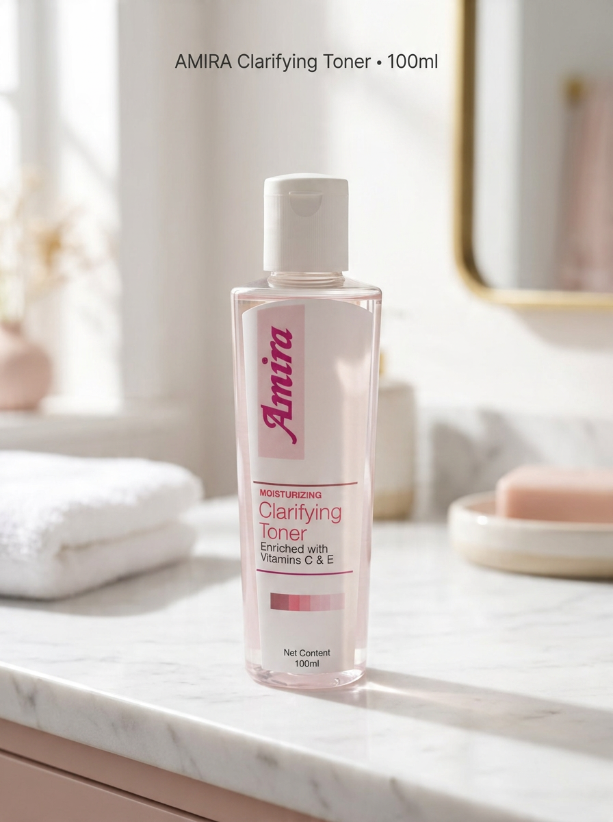 Amira Moisturising Clarifying Toner 100ml with Vitamin C & E