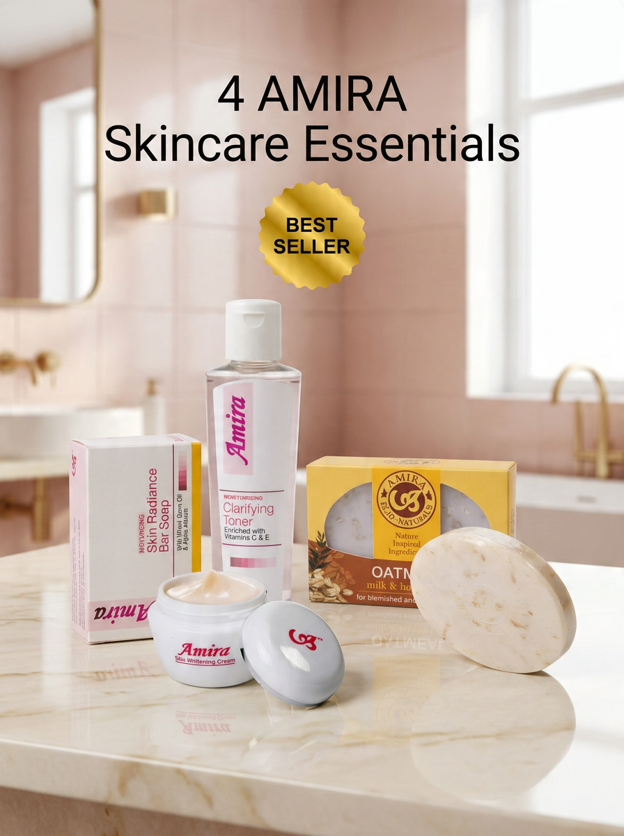 AMIRA Skin Radiance Cream | Day & Night Skincare Bundle Set