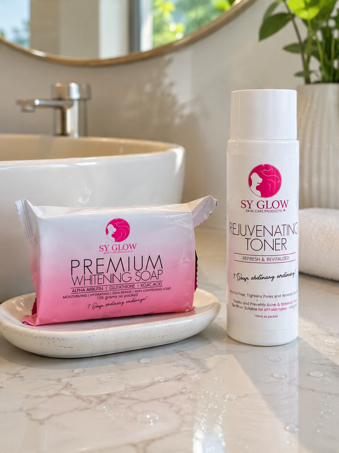 SY Glow Rejuvenating 4-in-1 Facial Skincare Set