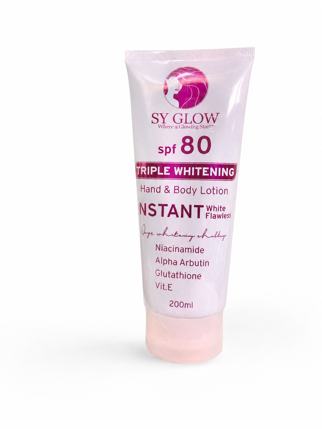 SY Glow Radiance Body Lotion with Sun Protection – SPF40 & SPF80 | 200–250ml
