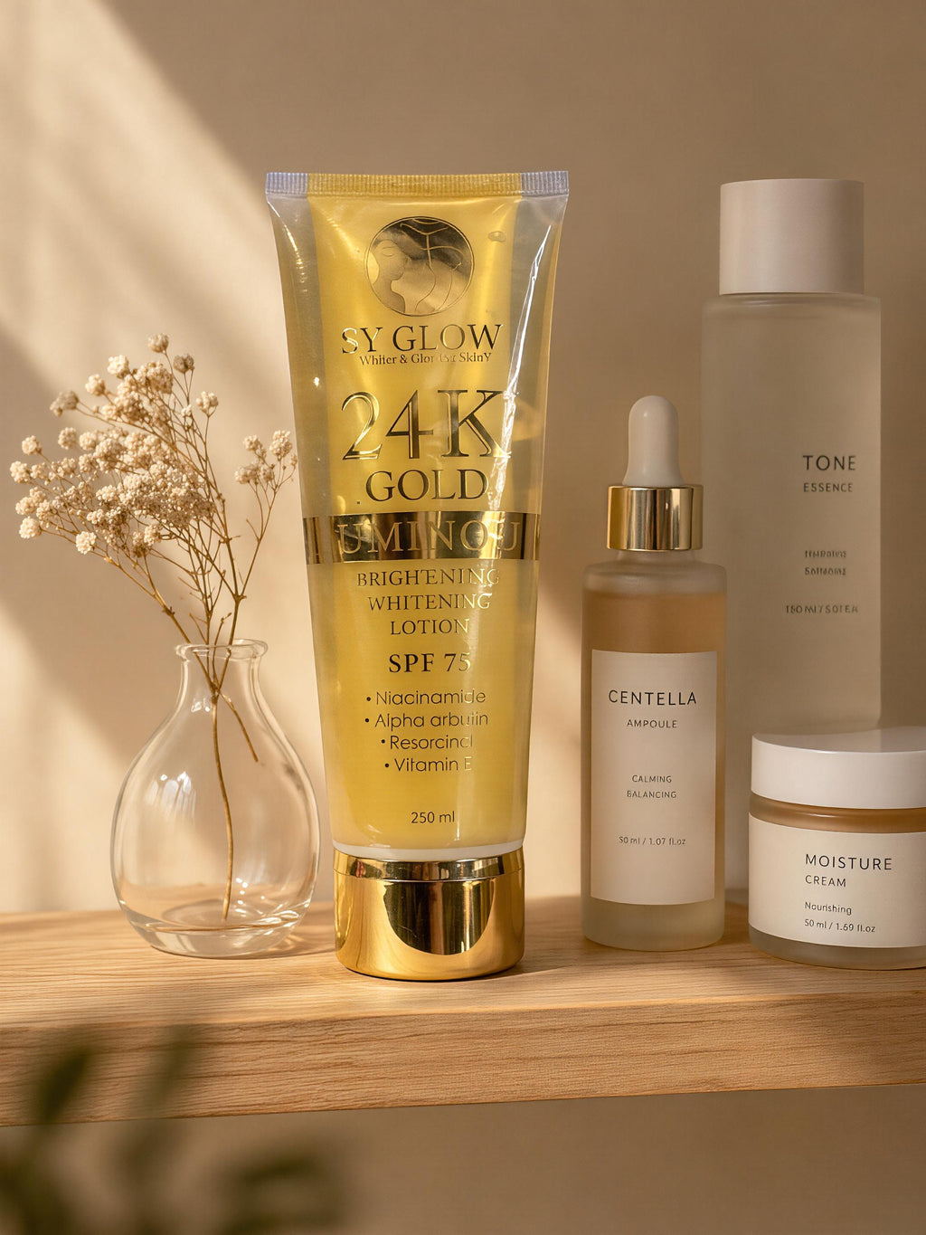 SY Glow Radiance Body Lotion with Sun Protection – SPF40 to SPF80 | 200–250ml - Debsline.co
